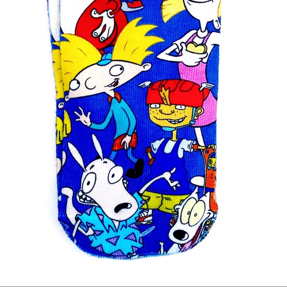 🆕 Nickelodeon 90s Cartoons Nicktoons Crew Socks - Picture 6 of 10
